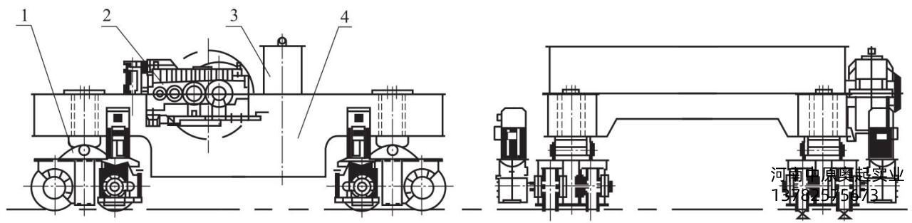 圖3-3大歐式起重機(jī)小車